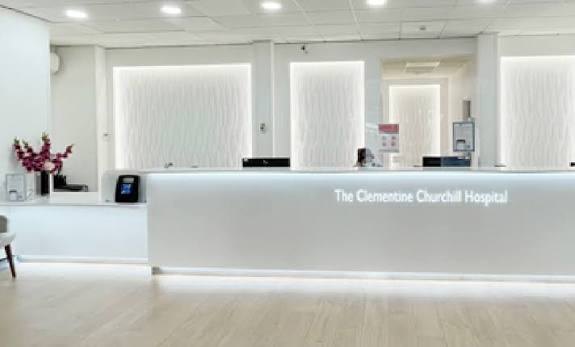 Reception at The Clementine Churchill Hospital